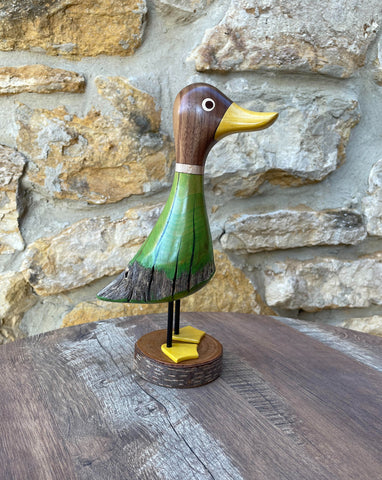 Rarebirds - Wooden Sculpture - 10" Daffy Duck