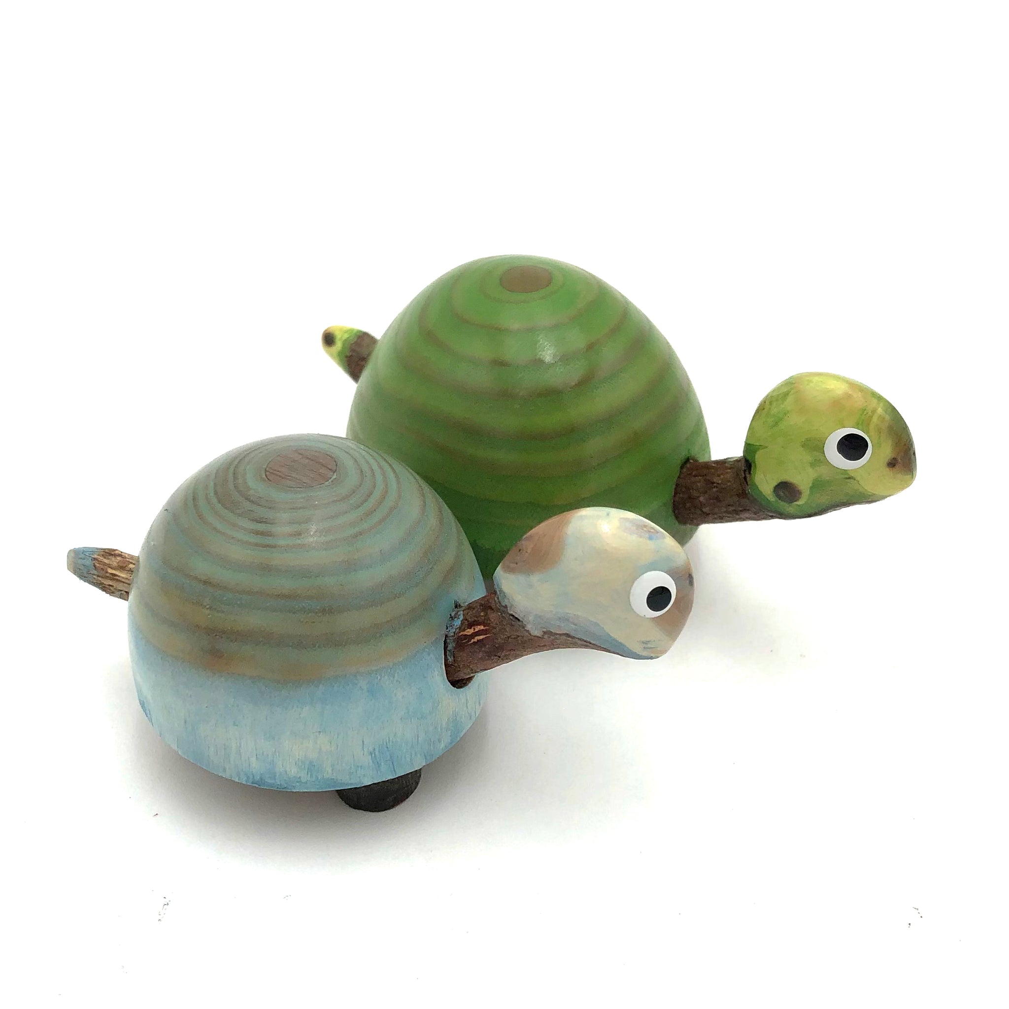 Rarebirds - Wooden Sculpture - 1.5" Turtle