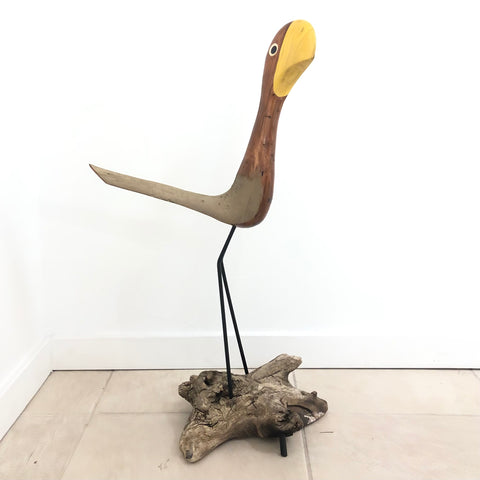 Rarebirds - Wooden Sculpture - 34" 'Chicken'
