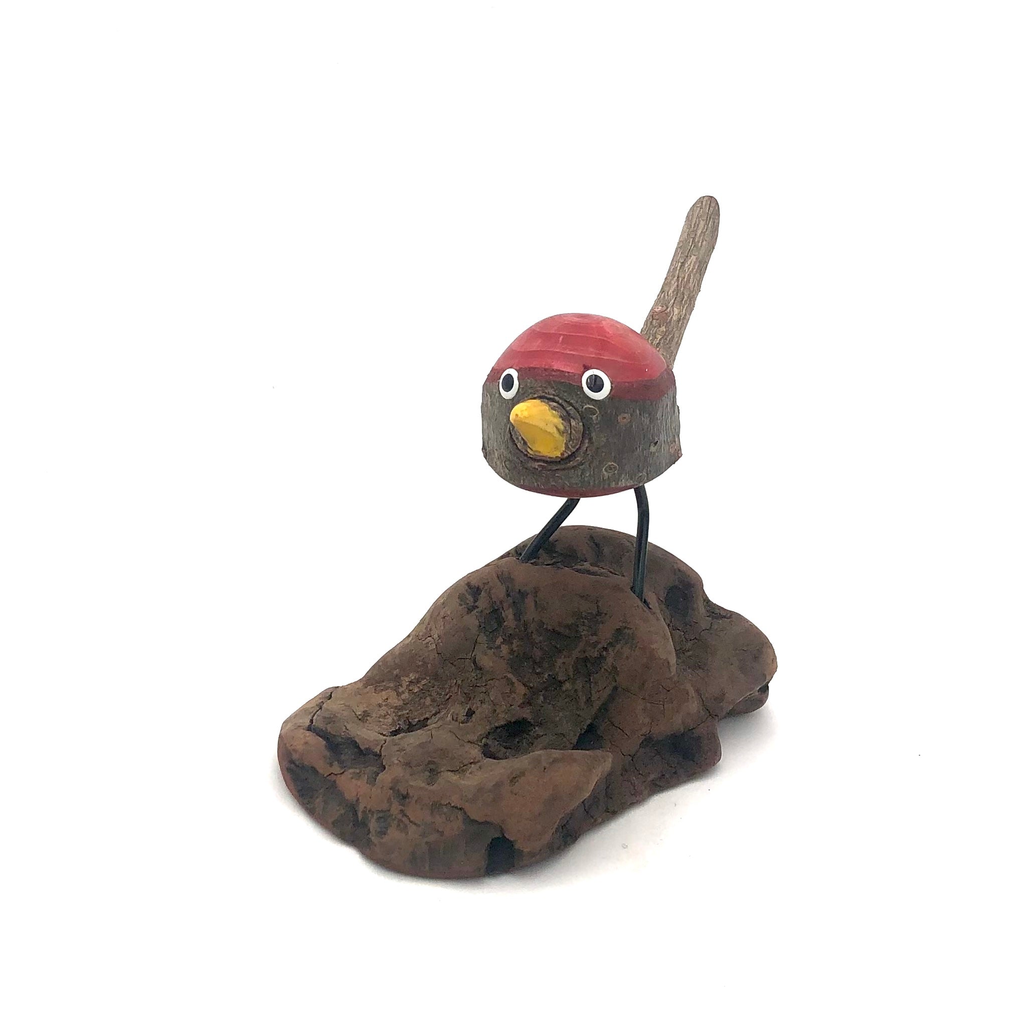 Rarebirds - Wooden Sculpture - Bird on Base Version #2 (Assorted Designs)