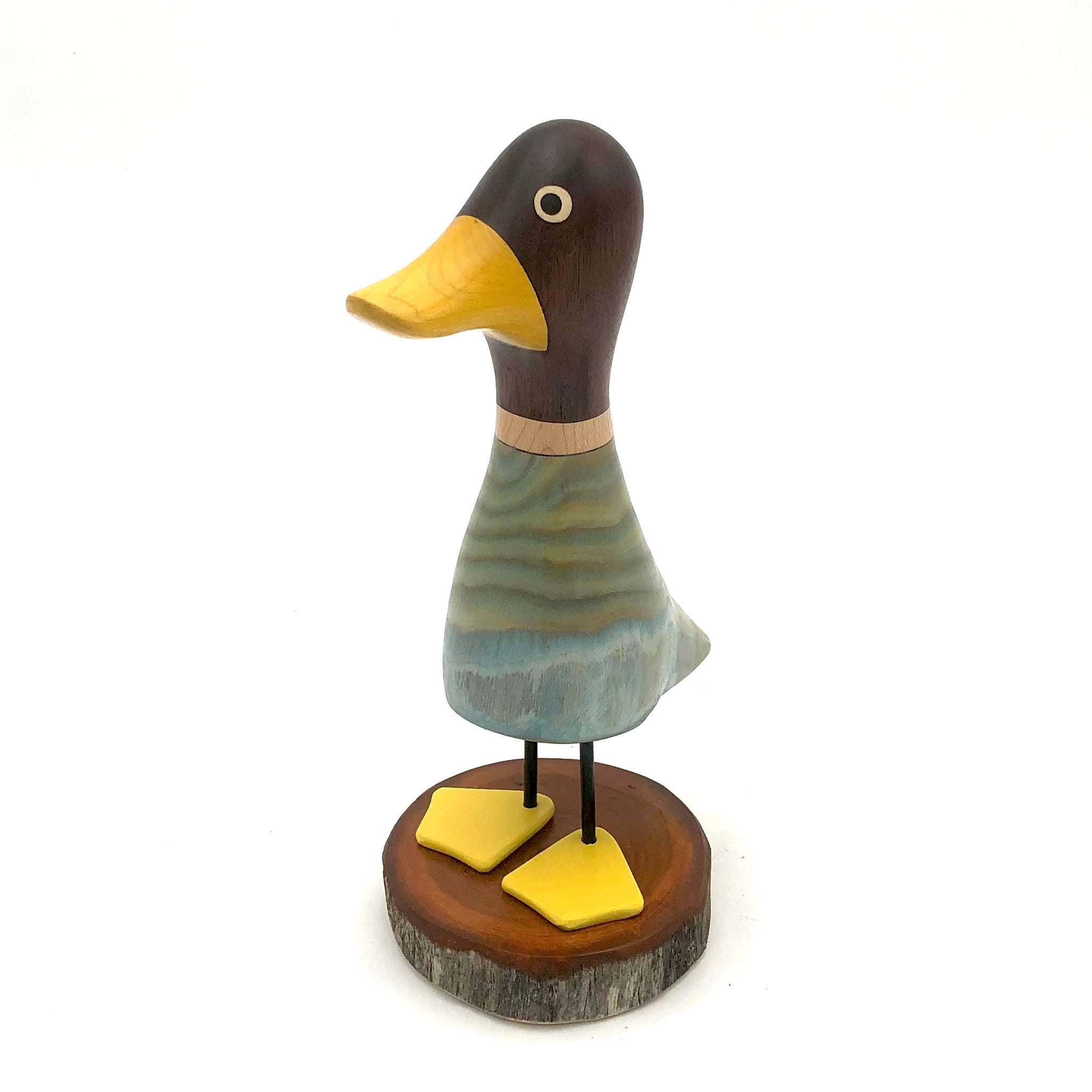 Rarebirds - Wooden Sculpture - 7.5" Daffy Duck