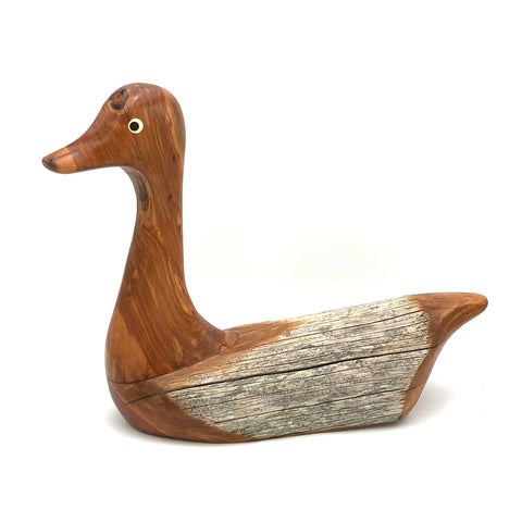 Rarebirds - Wooden Sculpture - 16" x 18" Sitting Canada Goose