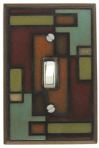 All Fired Up - Switchplate Single - Rectangles #AG174