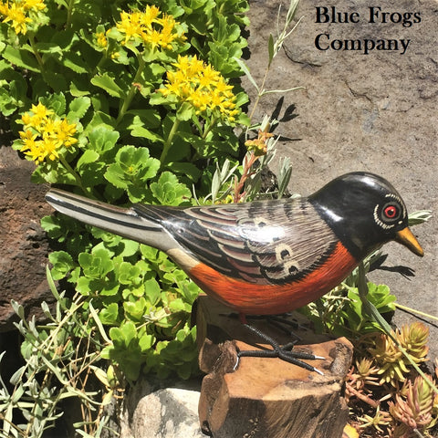 Blue Frogs Company - Bird Sculpture (Robin) #B-70