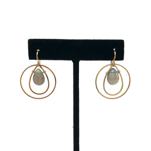 Marysa Sacerdote - Earrings - KINETIC Labradorite Drops