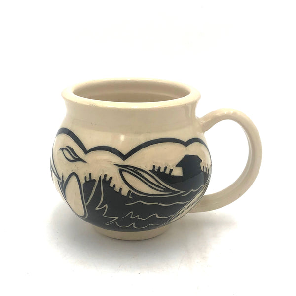Steph Kates - Mug w/ Sgraffito (Goose) #25-03