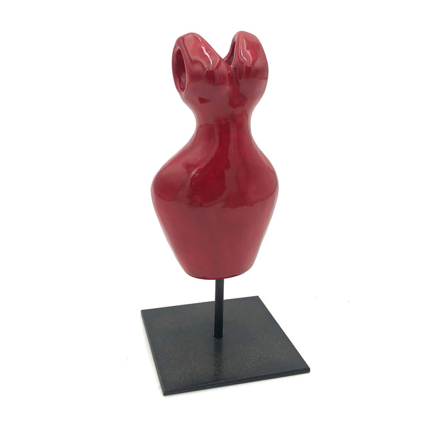 Cathy Broski - Ceramic Sculpture on Base - Dresses (Assorted Designs)