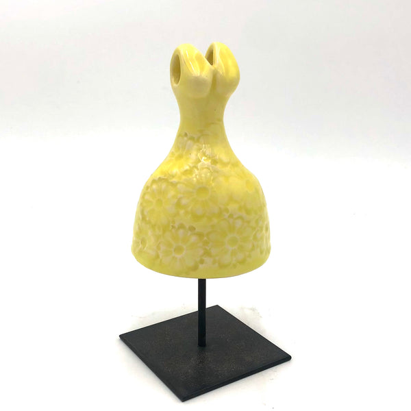 Cathy Broski - Ceramic Sculpture on Base - Dresses (Assorted Designs)