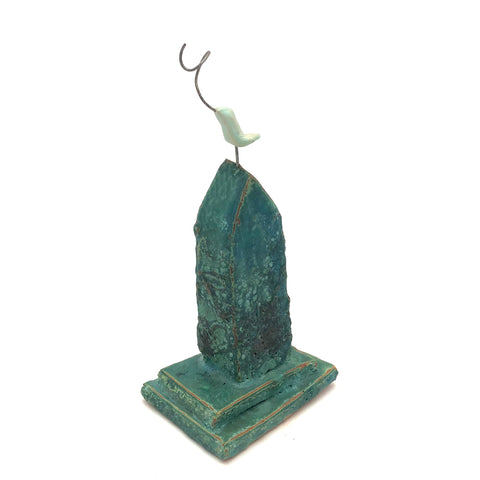 Cathy Broski - Ceramic Sculpture - Songbird House (Assorted Designs)