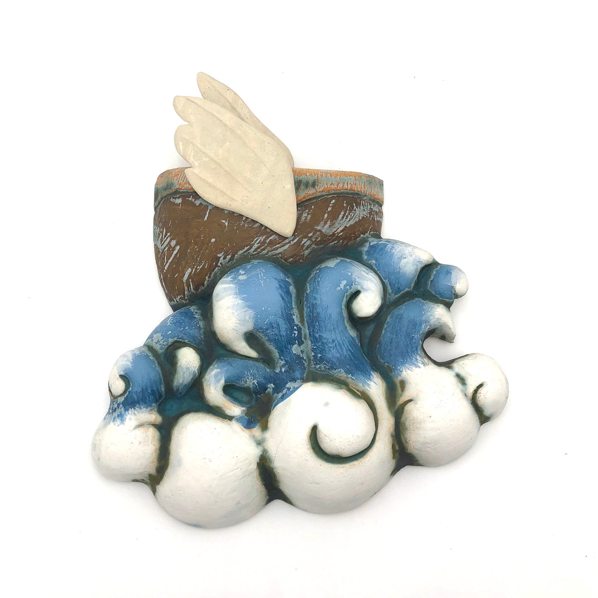 Cathy Broski - Ceramic Wall Hanging - Boats on Waves (Assorted Designs)