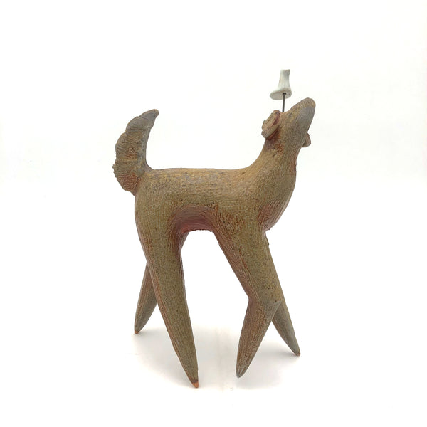 Cathy Broski - Wood-Fired Ceramic Sculpture - Dog (Assorted 2024 Designs)