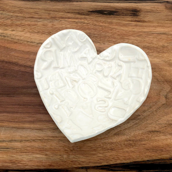 Cathy Broski - Ceramic Heart Bowls (Assorted Designs)