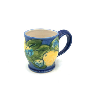 Susan & Peter Stark - Ceramic Mug (Blue & Yellow)