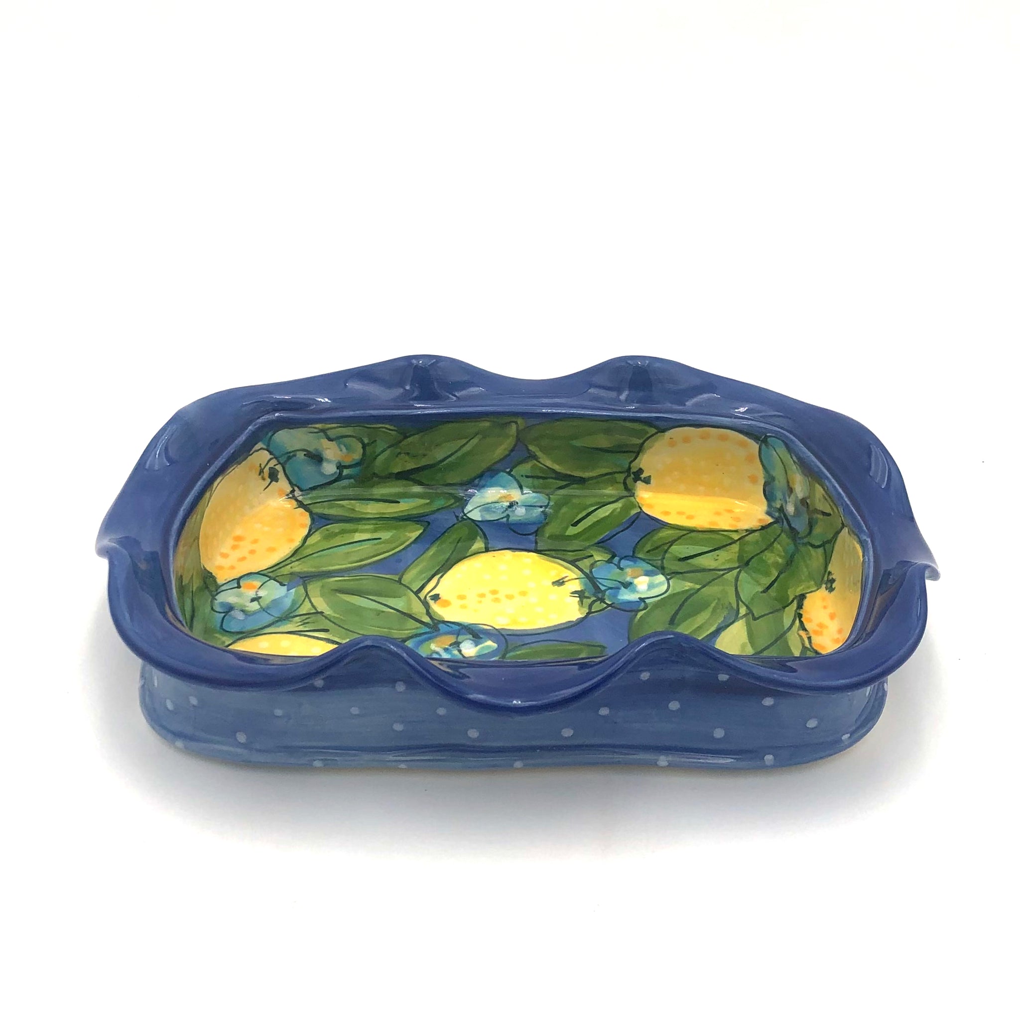 Susan & Peter Stark - Ceramic Brie Baker (Blue)