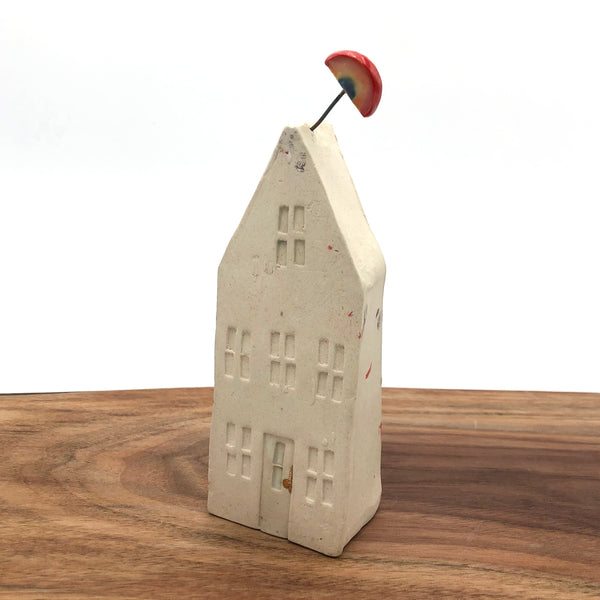 Susan Speck - Ceramic White Wall Houses (Assorted Designs)