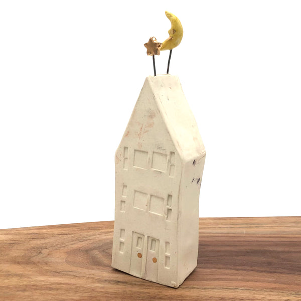 Susan Speck - Ceramic White Wall Houses (Assorted Designs)