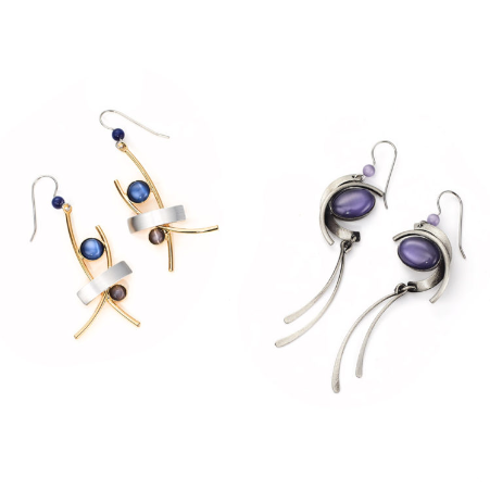 Christophe Poly - Earrings - Regular Wire Hook (Assorted Colors/Designs)