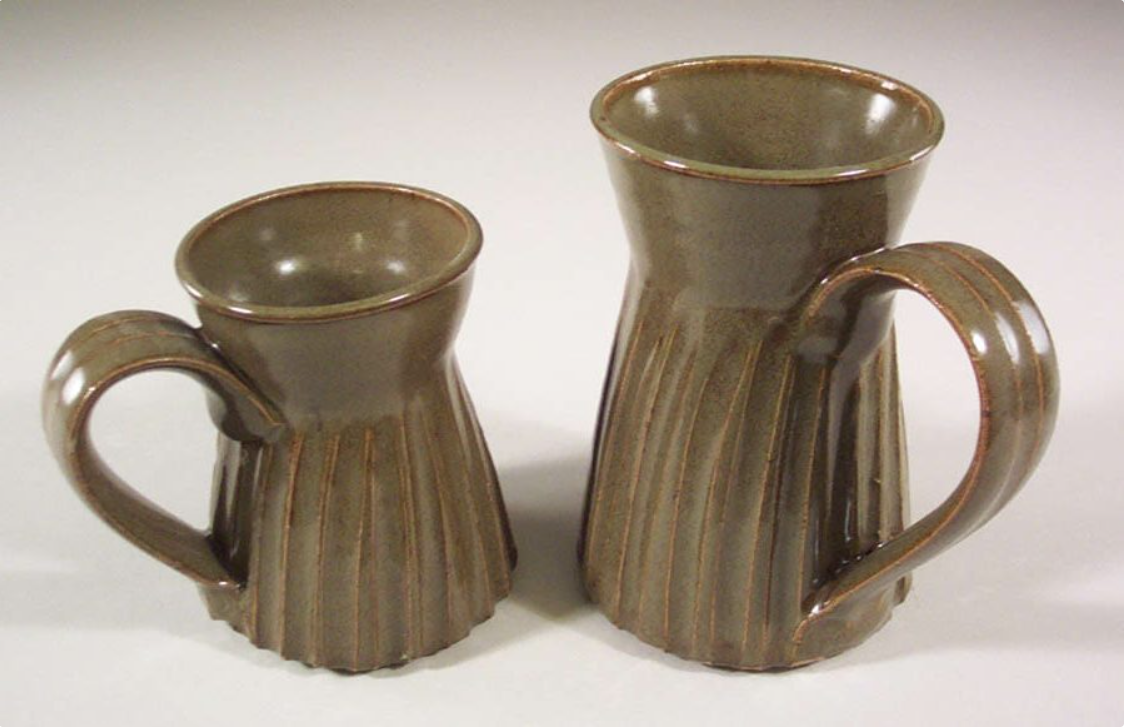 Coburn - Small Mug (Fluted Green)