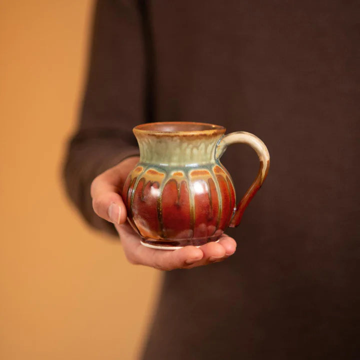 Blanket Creek Pottery - Round Mug (Rustic Red)