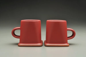 Eshelman Pottery - Square Cup (Burgundy)