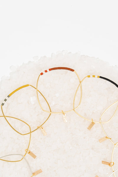 Twenty Two West - Ceramic and Metal Bracelets - Bangles (Assorted Designs)