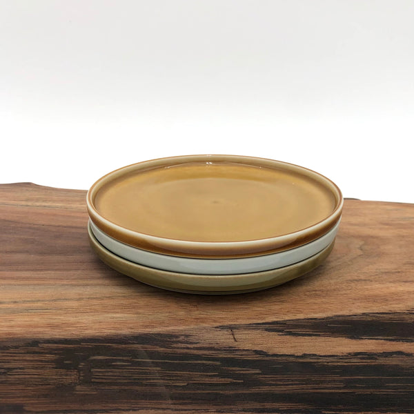 TRIPWARE Japan - Recycled Stoneware Ceramics - Medium Flat Dish (Assorted Colors)
