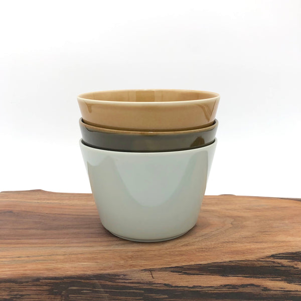 TRIPWARE Japan - Recycled Stoneware Ceramics - Small Straight Bowl (Assorted Colors)