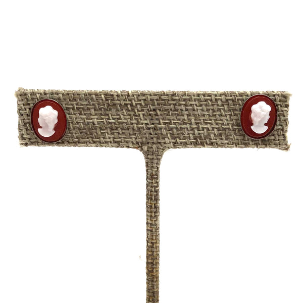 Folkloric Jewelry - Earrings - 'Winzling' Cameo Studs (Assorted Designs)