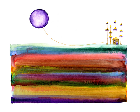 Seth Pitt - 5" x 7" Print - 'Foragers of delight' #WF8