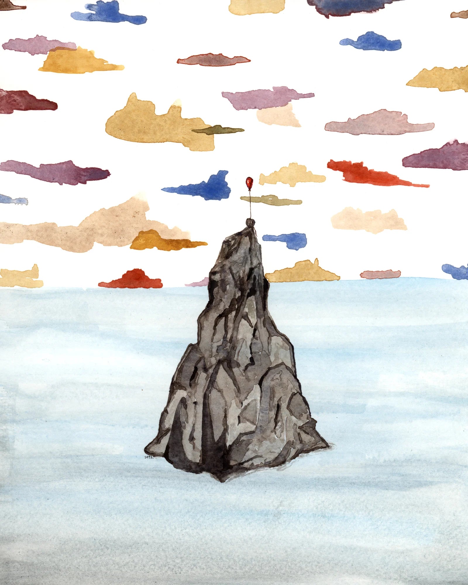 Seth Pitt - 8" x 10" Print - 'Beacon' #WR12