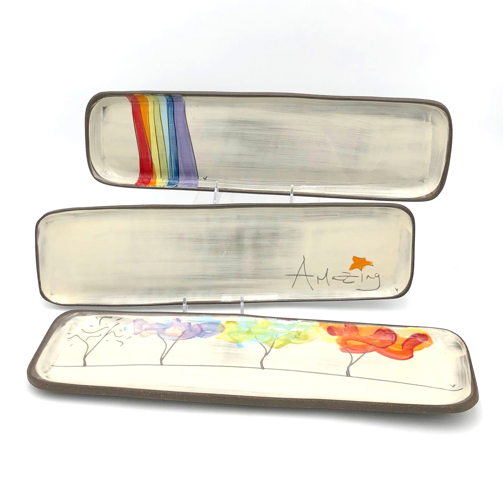 ZPOTS and Vnoelle - Long Rectangle Tray (Assorted Designs)