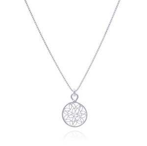 Olmox Filigree Jewelry - Necklace - 'Alice' Pendant (Silver) #5