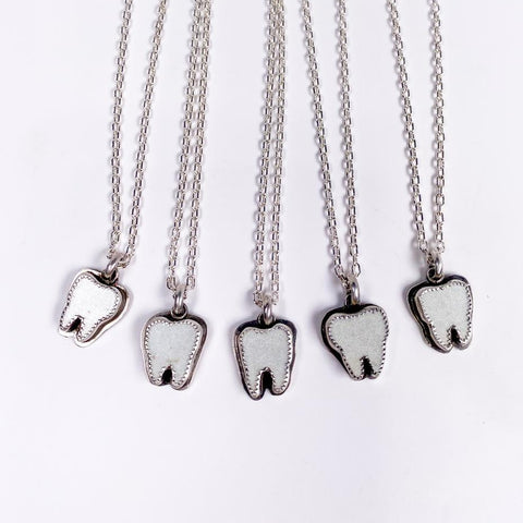 Amuck Design - Necklace - Tooth (16"-18" Chain)