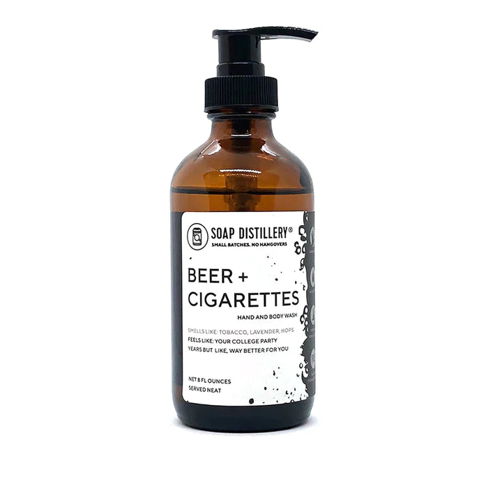 Soap Distillery - Hand & Body Wash (Beer + Cigarettes)