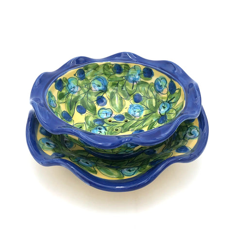 Susan & Peter Stark - Ceramic Berry Bowl (Yellow)
