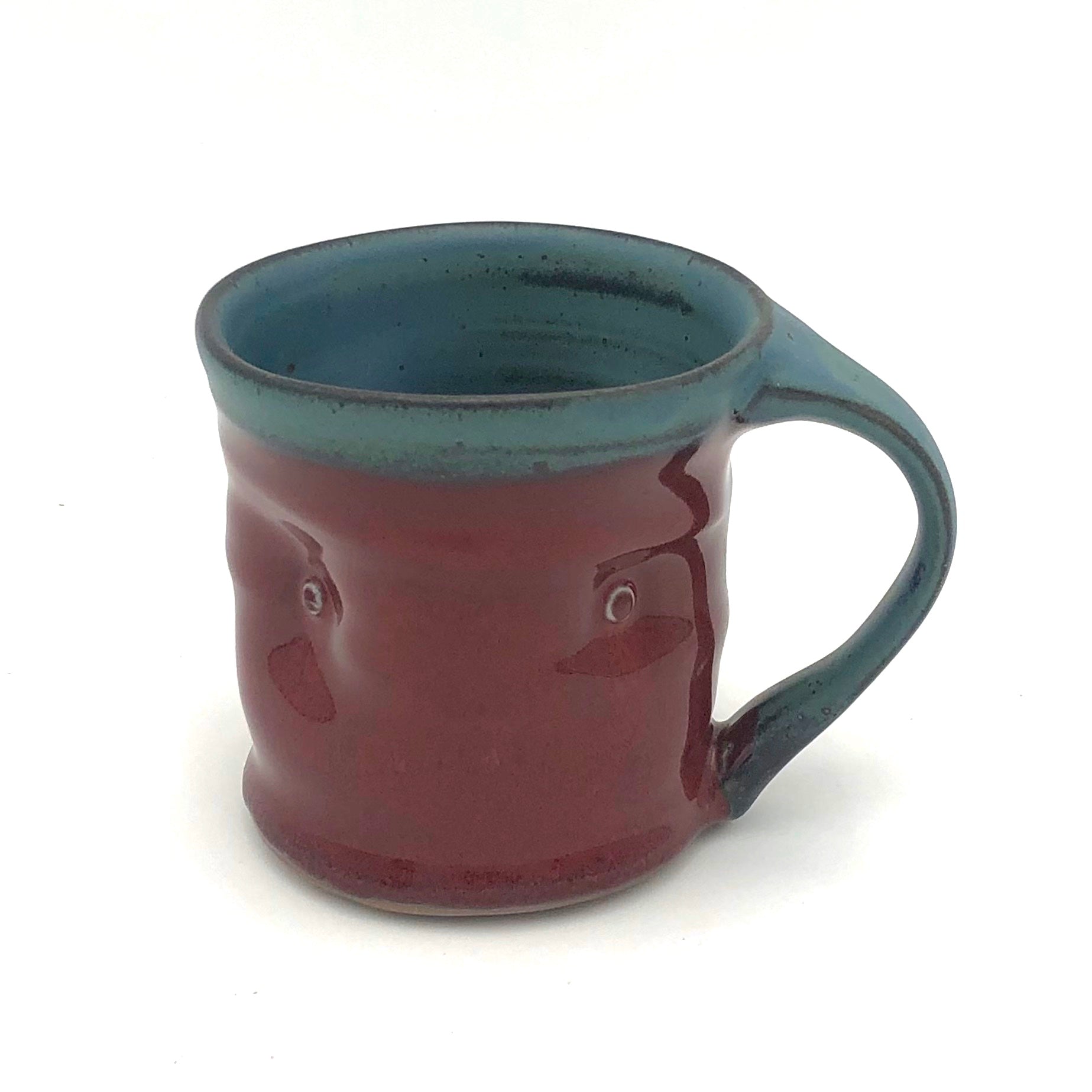 Smith - Dented Mug - Large (Blue/Red)