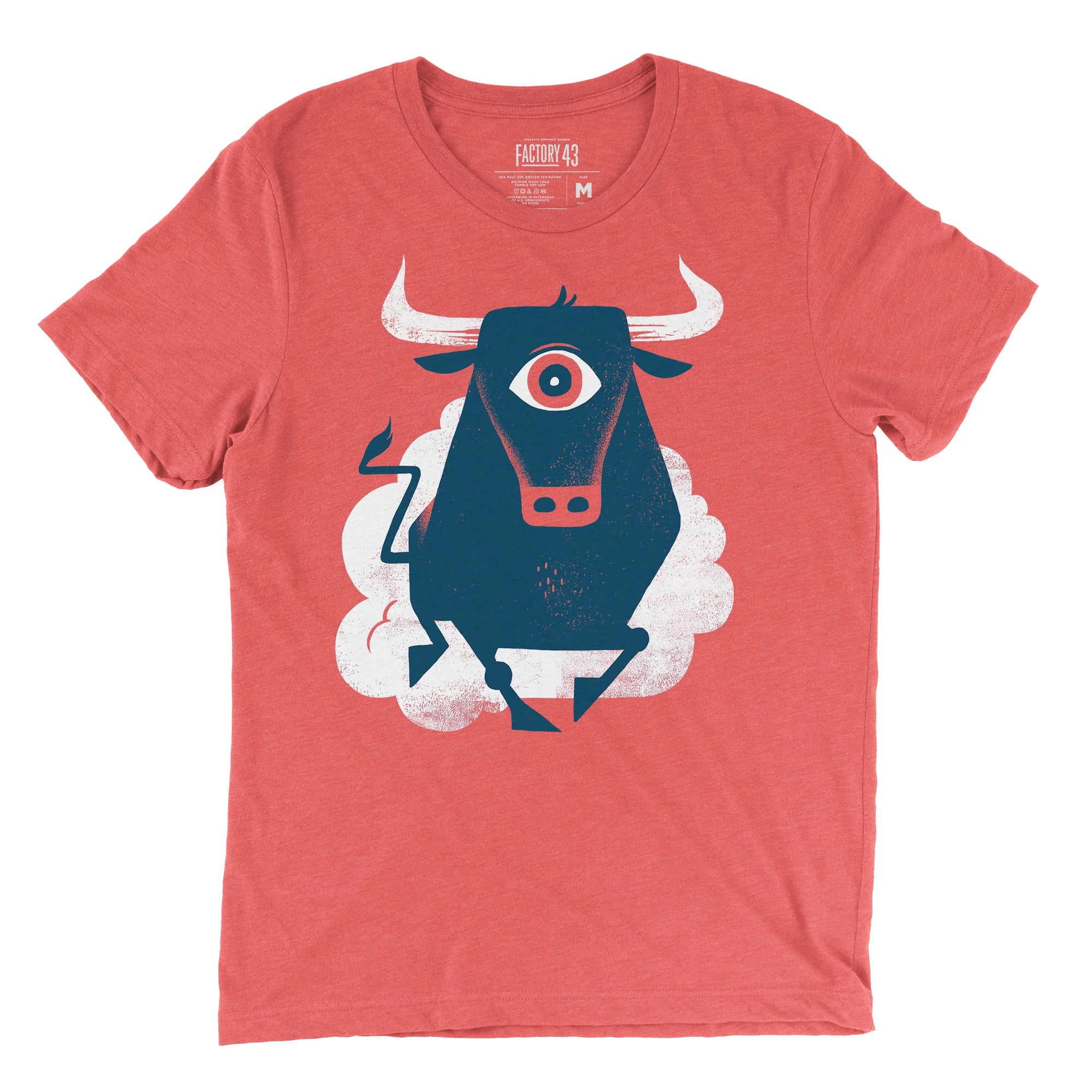 Factory 43 - Printed T-Shirt - 'Bullseye' (Assorted Sizes)