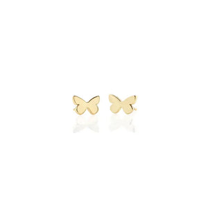 Kris Nations - Earrings - Butterfly Studs (18K Gold Vermeil) #E635-G