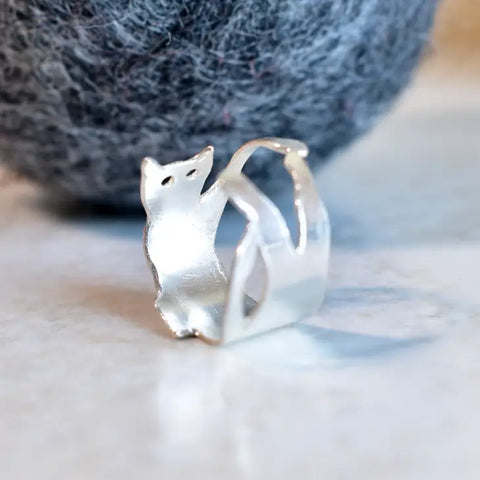 Chloeography - Ring - Cats are Liquid Freeform #CALRG-SS