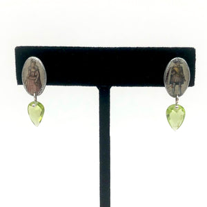 Folkloric Jewelry - Earrings - Pixie Studs (John Speed with Peridot)