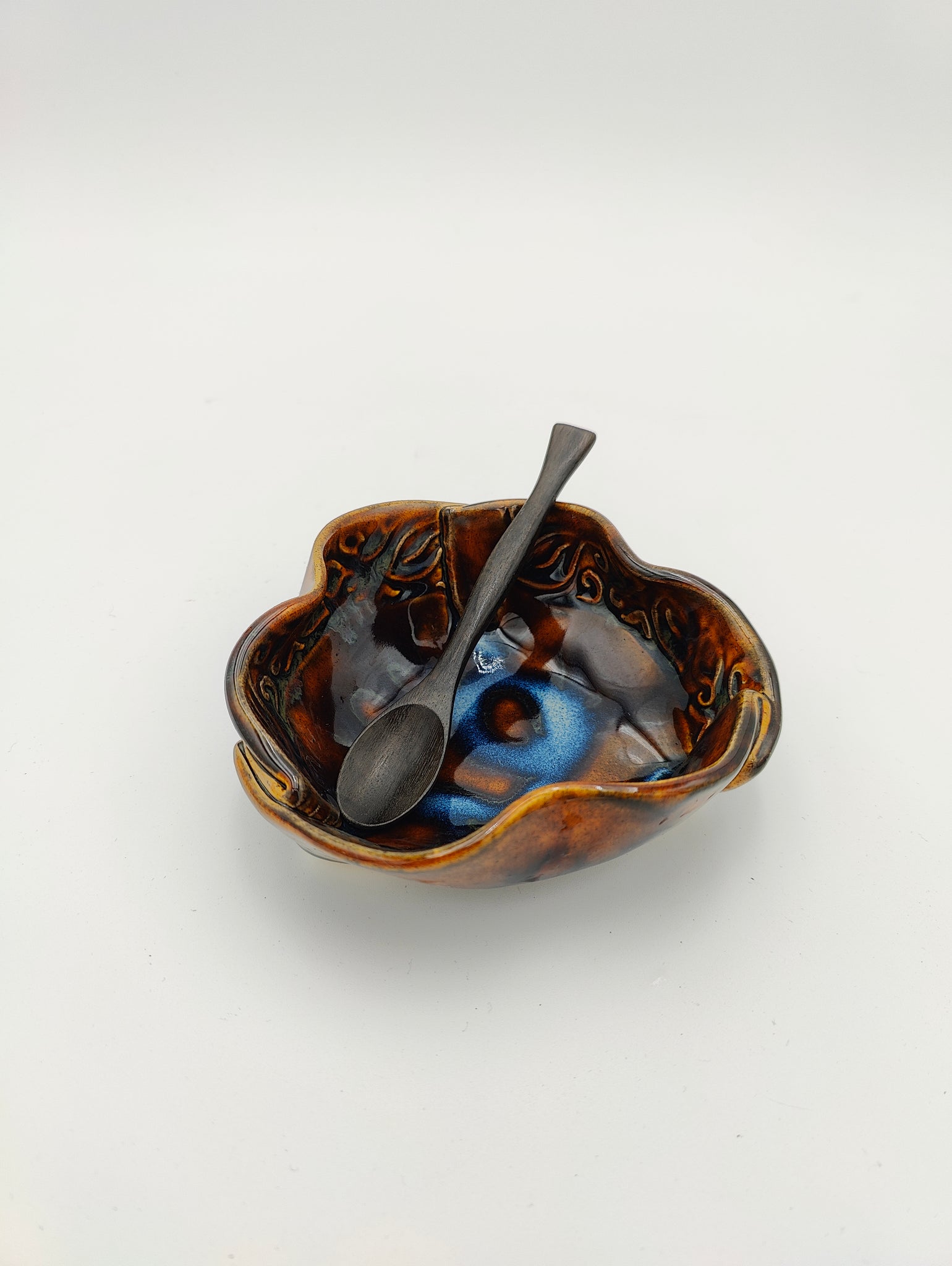 Hilborn Pottery - Dip Dish (Cinnamon - Retired)
