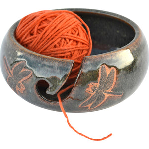 Always Azul - Yarn Bowl - Dragonfly