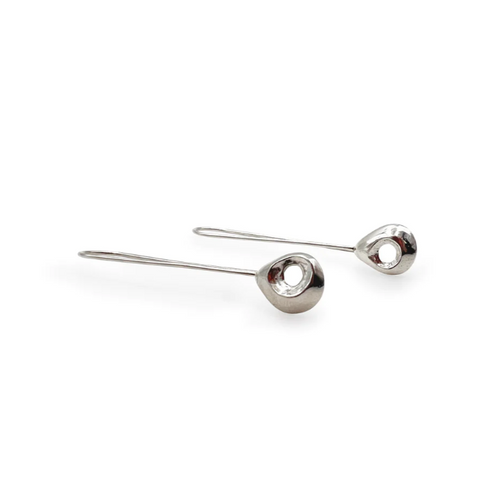 Rebekah J. Designs - Earrings - 'Nook' (Silver) #51E1-SS
