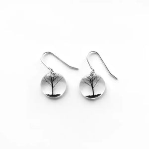 Black Drop Designs - Earrings - Round (City Tree)