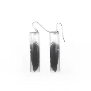 Black Drop Designs - Earrings - Tall (Feather)