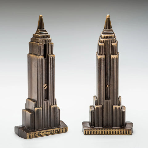 Nelles Studios - Cast Bronze Sculpture - Empire State Building Coin Bank #815