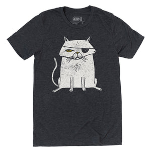 Factory 43 - Printed T-Shirt - 'Evil Cat' (Assorted Sizes)