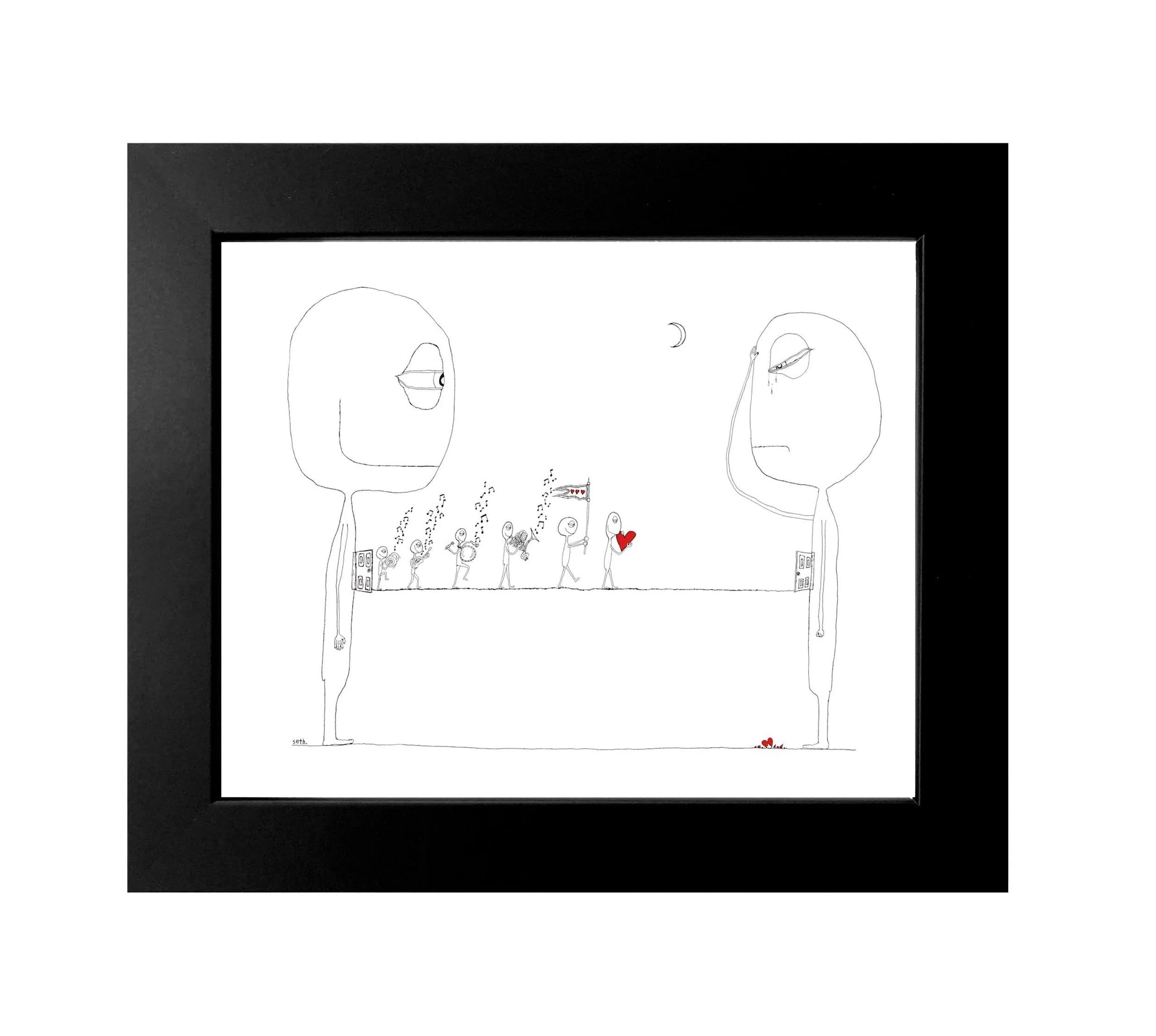 Seth Pitt - Framed 8" x 10" Print - 'Fortunately Enough, There's A Parade Prepared For Just Such Occasions...' #FG2