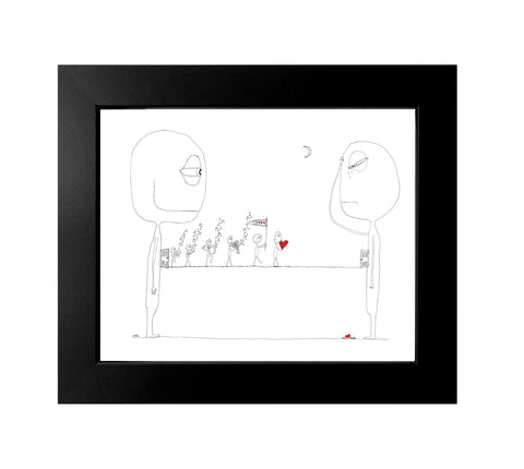 Seth Pitt - Framed 8" x 10" Print - 'Fortunately Enough, There's A Parade Prepared For Just Such Occasions...' #FG2