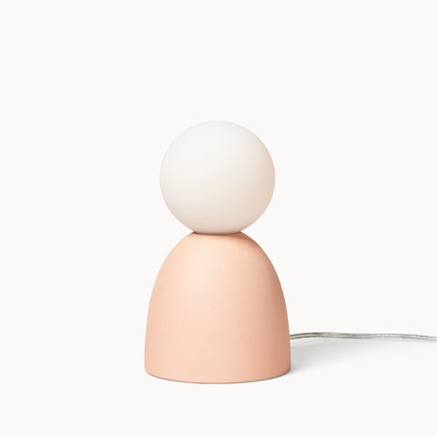 Franca NYC - Ceramic Table Light - Dune - Short (Blush)